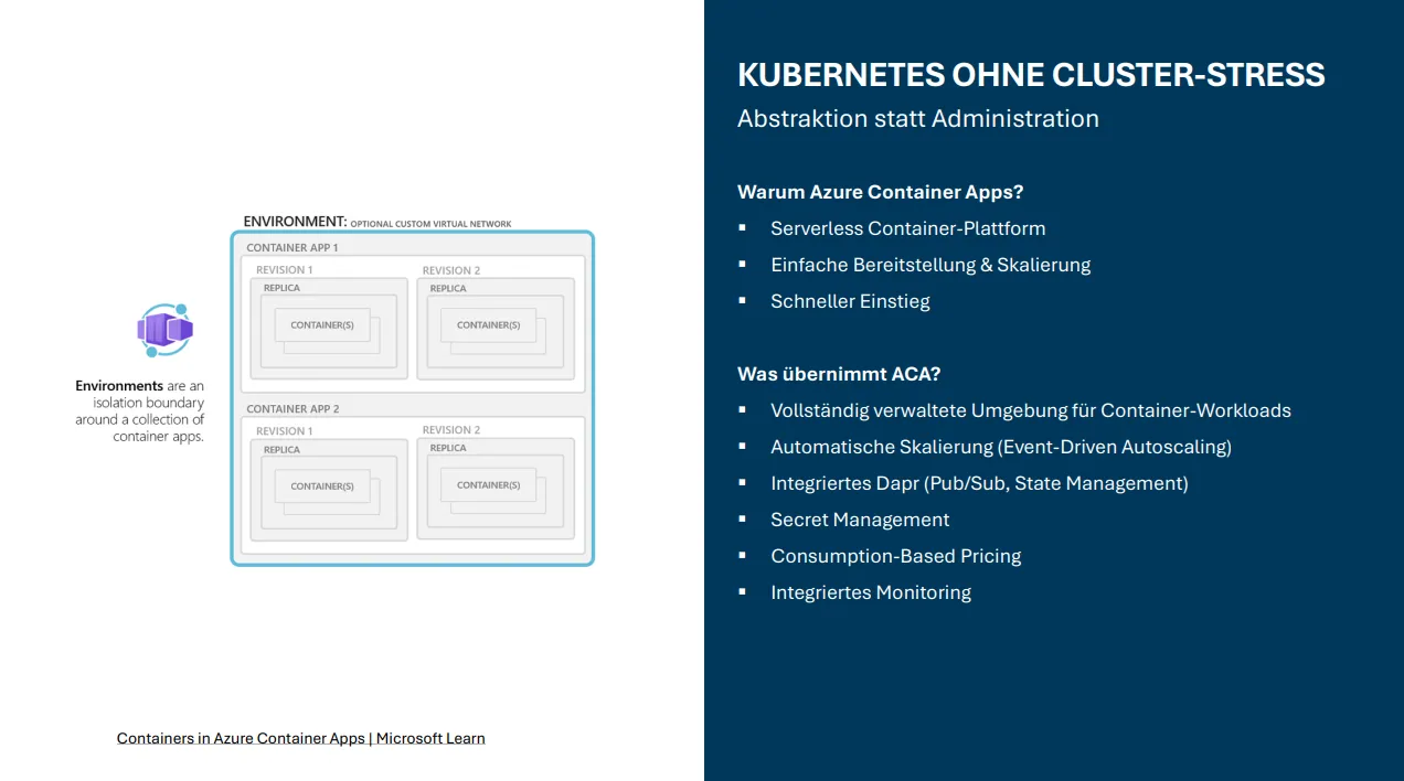 Kubernetes ohne Cluster-Stress